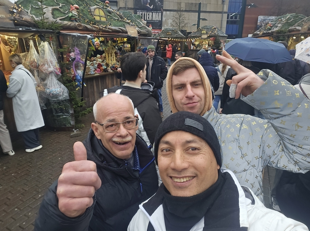 Dagje weggeweest naar Kerstmarkt in Oberhausen met Christ en Lyon