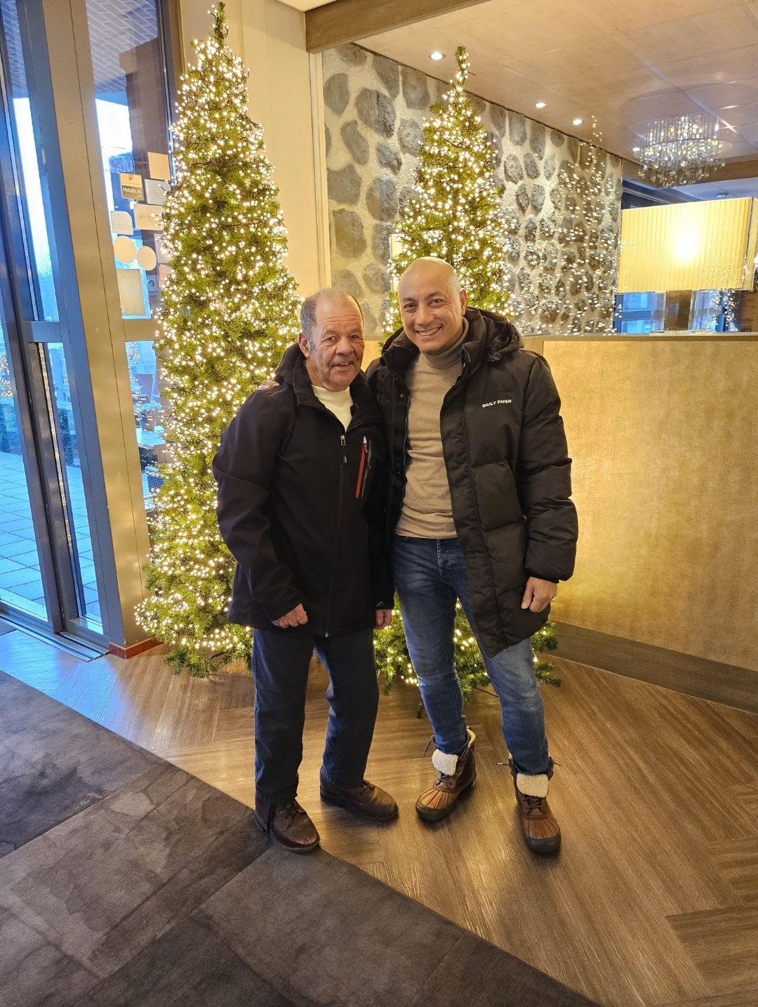 Met kerst uiteten geweest met Gerrie, was heerlijk en gezellig